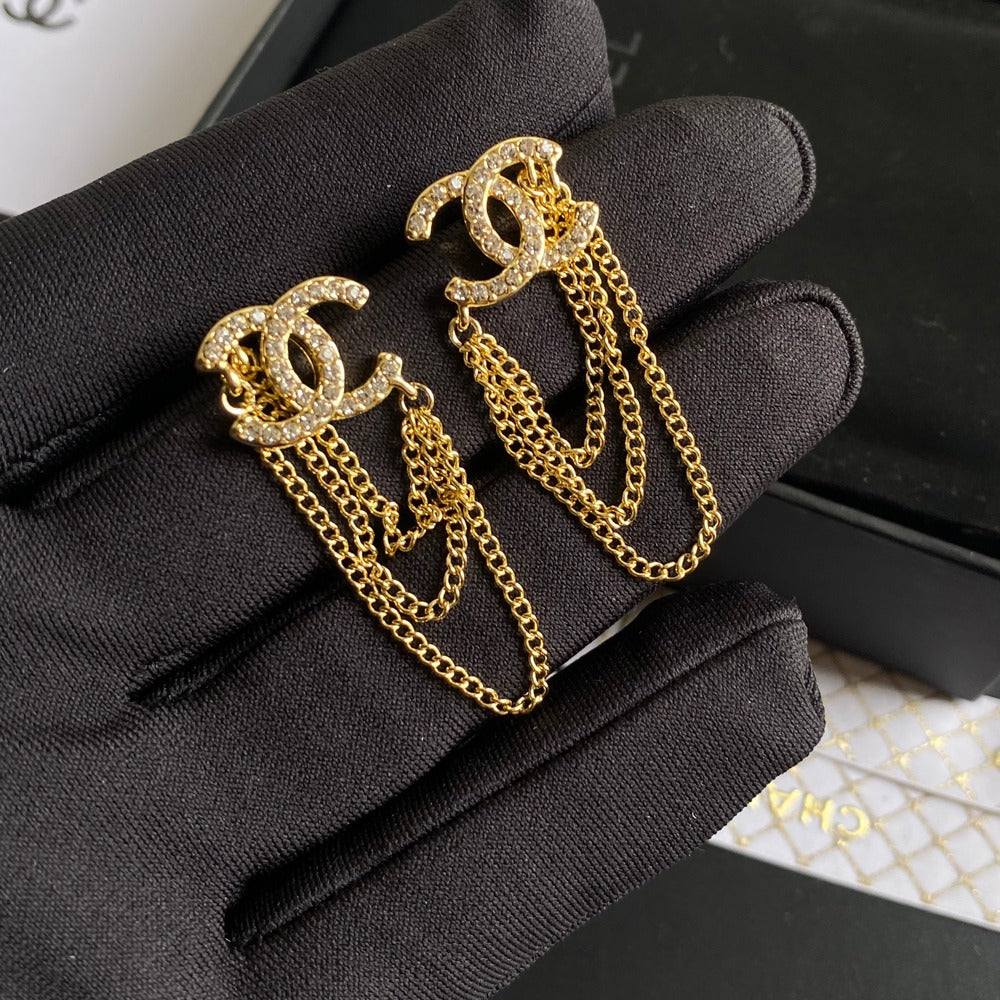 Versatile Tassel Pearl Earrings