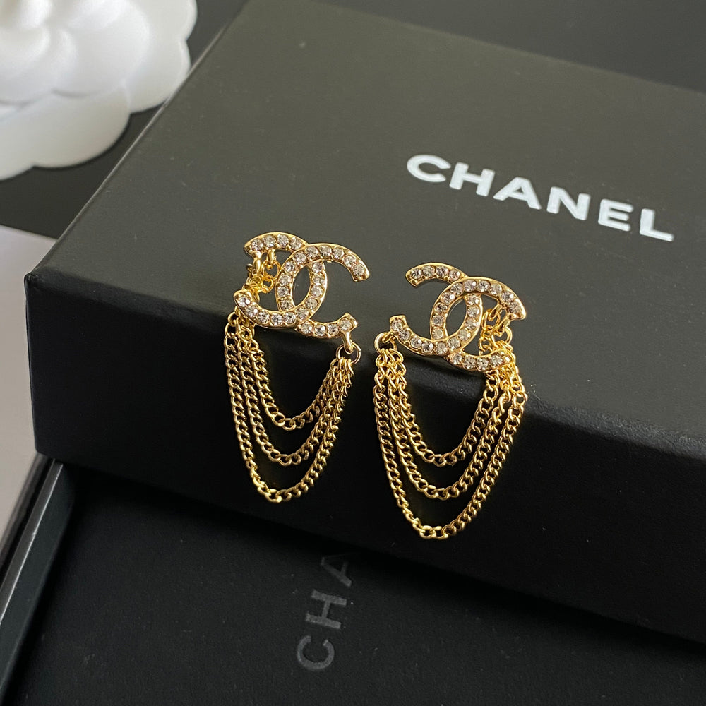 Versatile Tassel Pearl Earrings