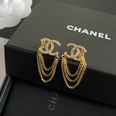 Versatile Tassel Pearl Earrings