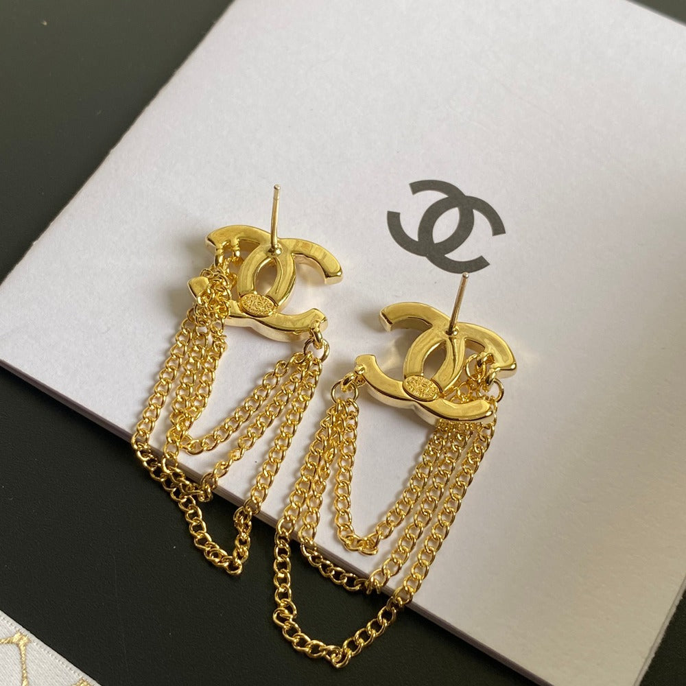 Versatile Tassel Pearl Earrings