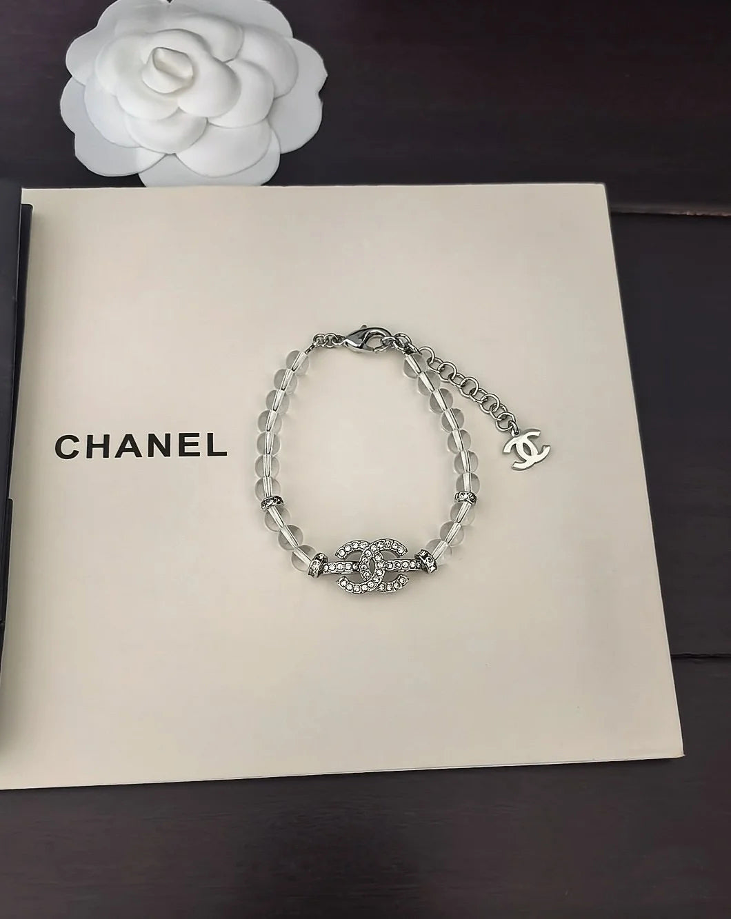Glass Bead Bracelet and Necklace