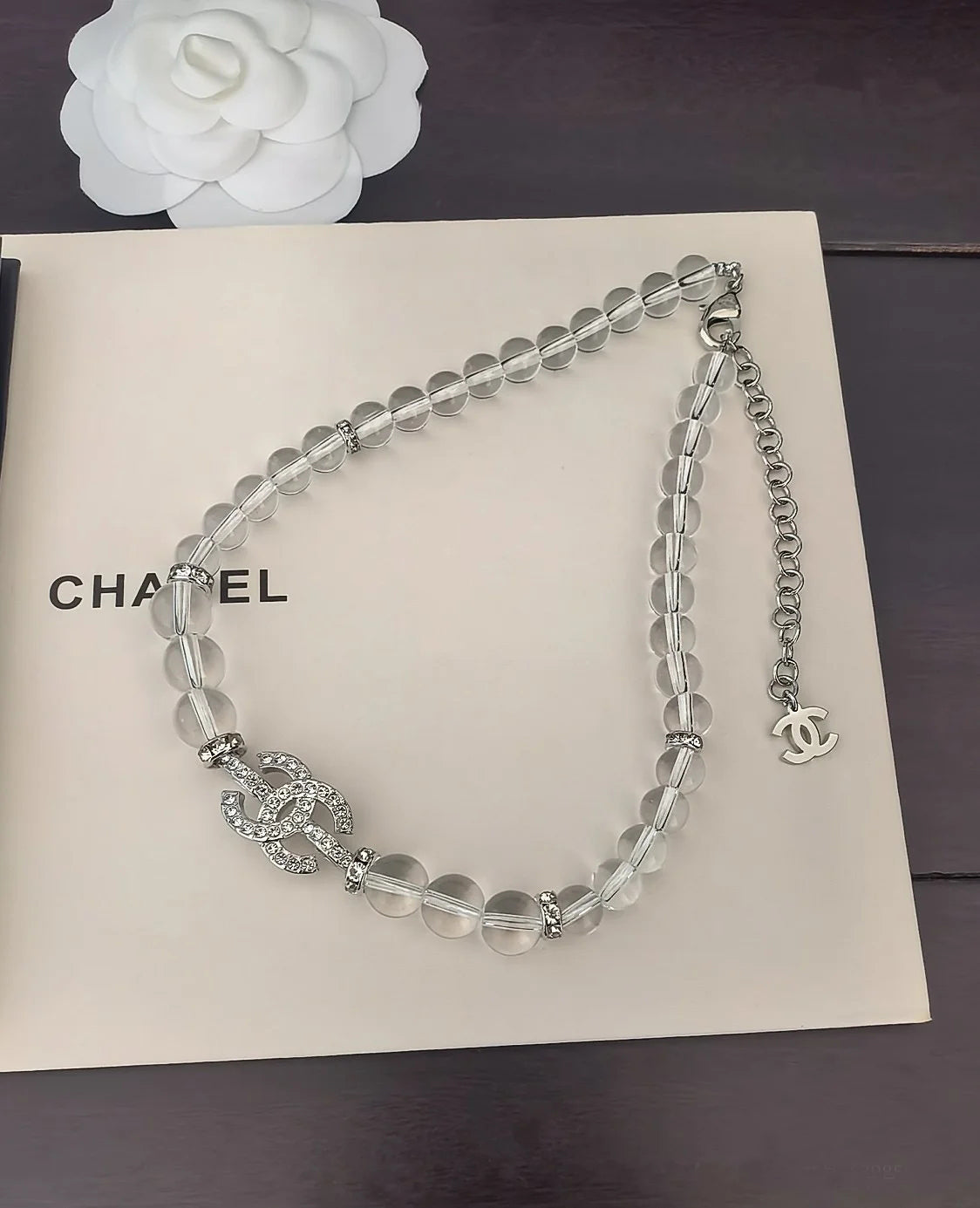 Glass Bead Bracelet and Necklace