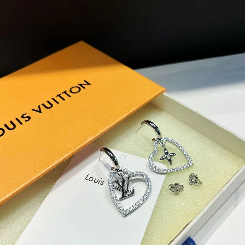 Diamond Heart Earrings