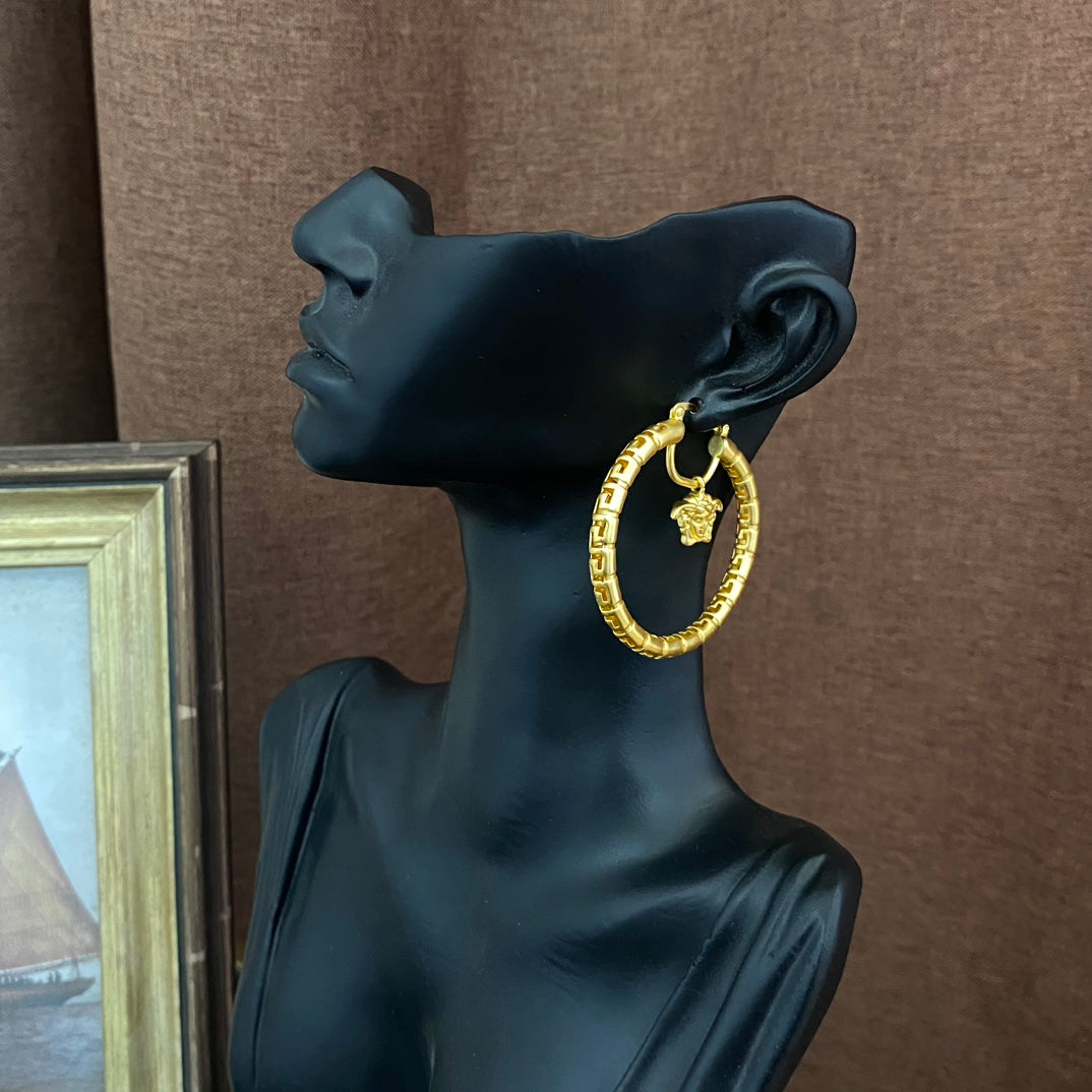 Personalized Gold Hoop Earrings