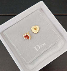 Simple Style Heart Pearl Earrings