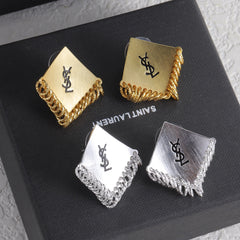 Diamond Tassel Earrings