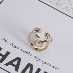 Enamel Cross Open Ring