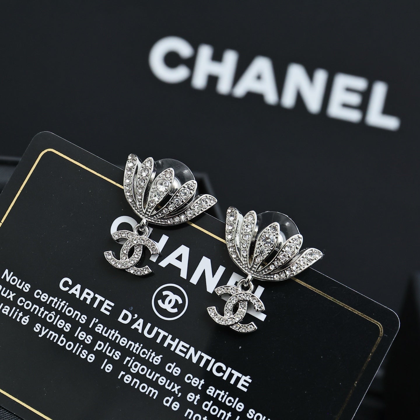 Crown Full Diamond Earrings