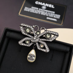 Butterfly Diamond Brooch