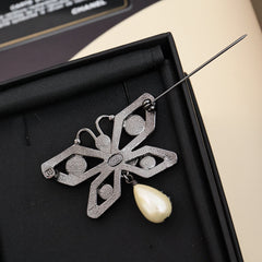 Butterfly Diamond Brooch
