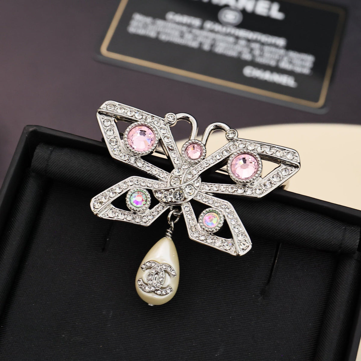 Butterfly Diamond Brooch