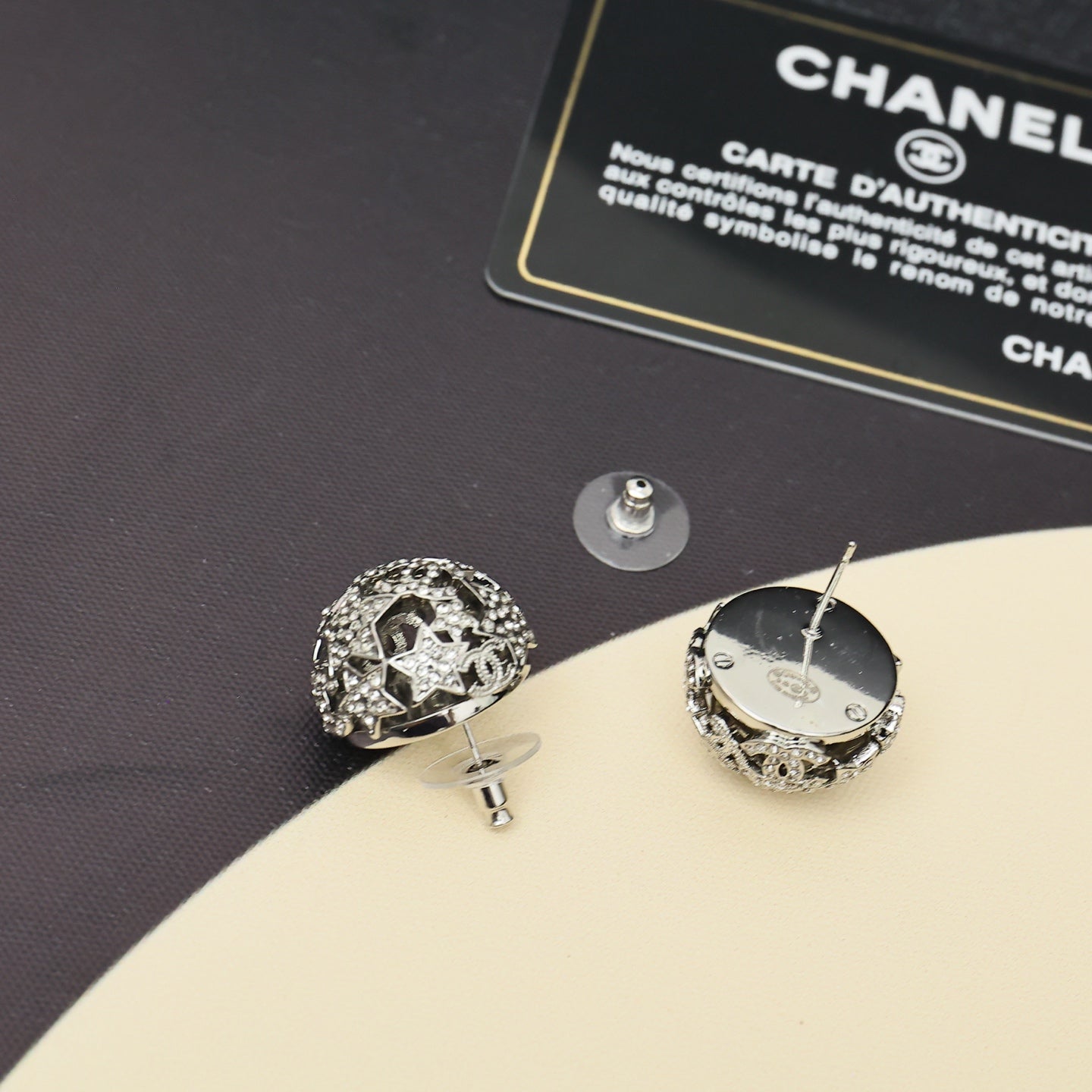 Hollow Star Hemisphere Earrings