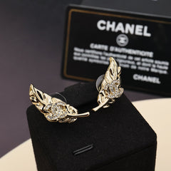 Personalized Leaf Earrings