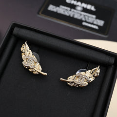 Personalized Leaf Earrings