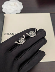 Diamond Wing Earrings