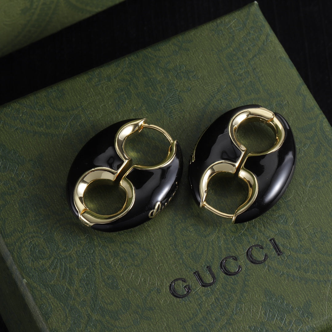 Personalized Enamel Earrings