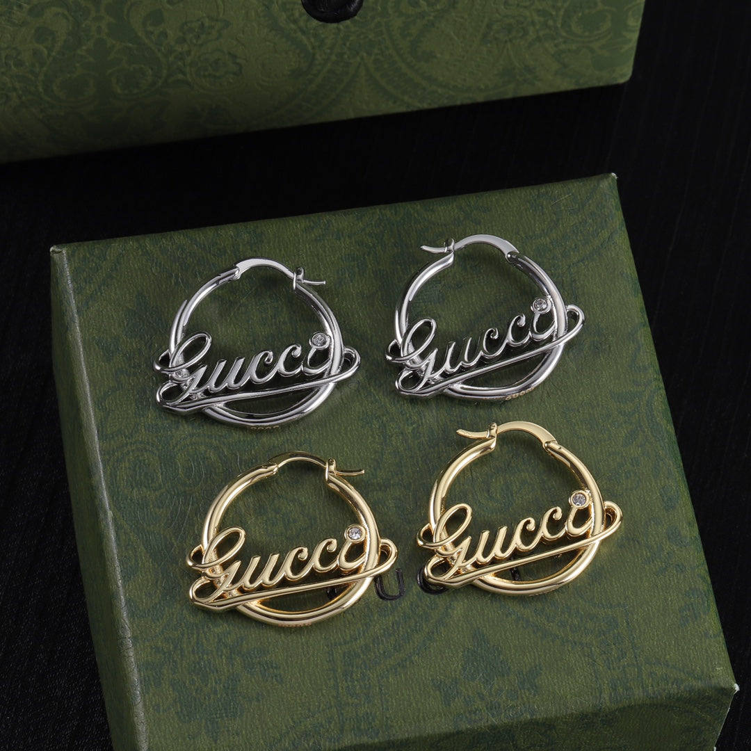 StylishHoop Letter Earrings