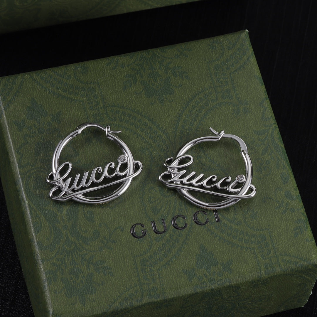 StylishHoop Letter Earrings