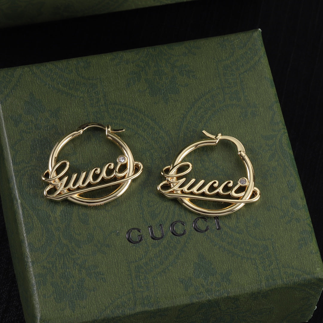 StylishHoop Letter Earrings