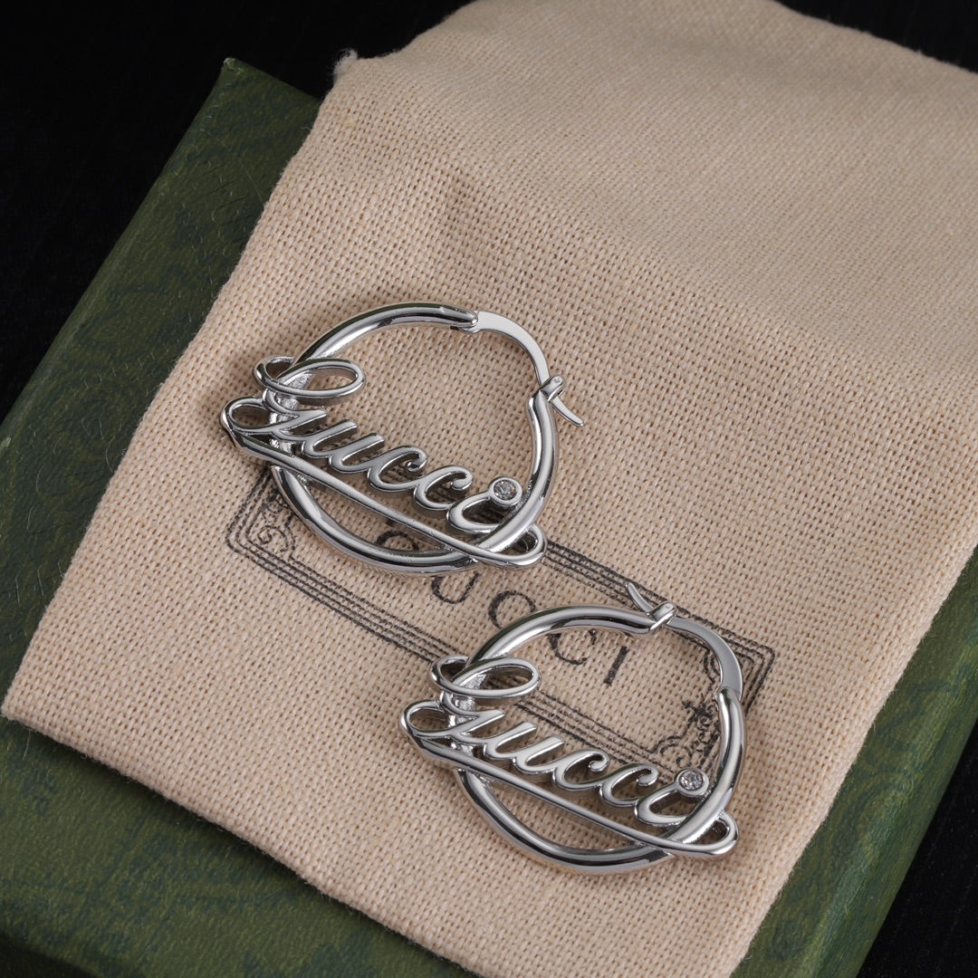StylishHoop Letter Earrings