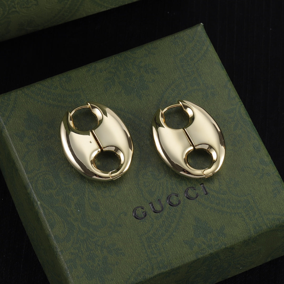 Fashionable Solid Color Chain Earrings