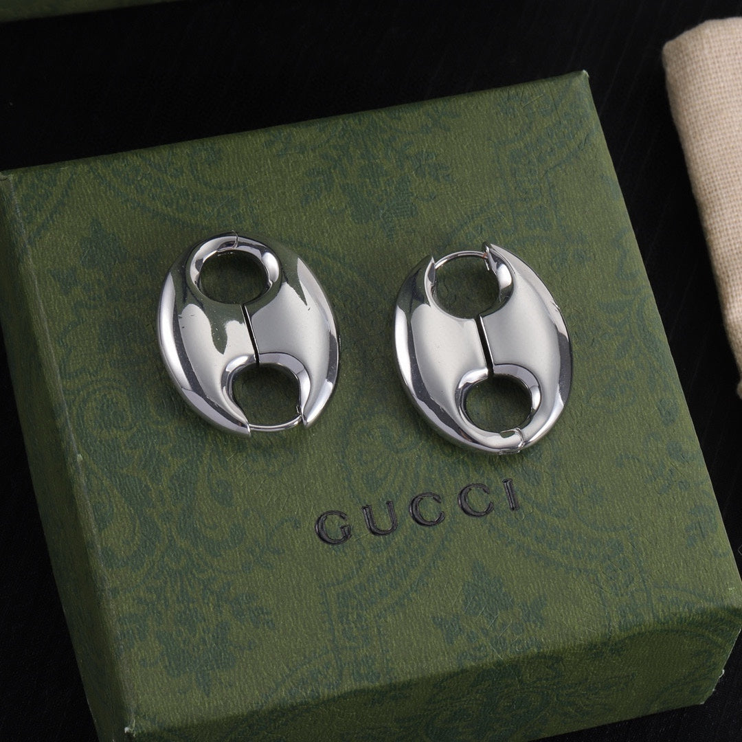 Fashionable Solid Color Chain Earrings