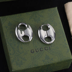 Fashionable Solid Color Chain Earrings