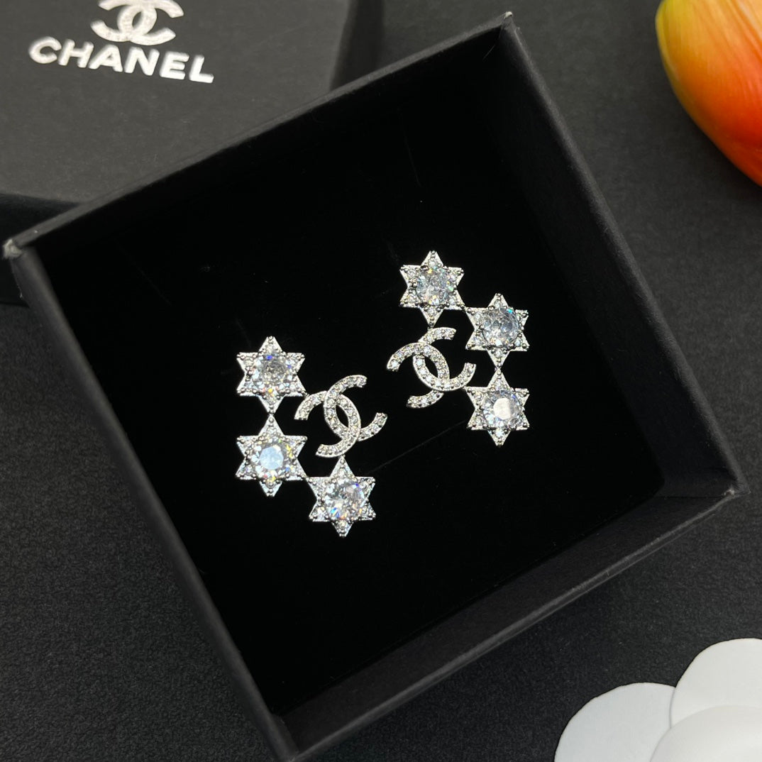 Square Diamond Earrings