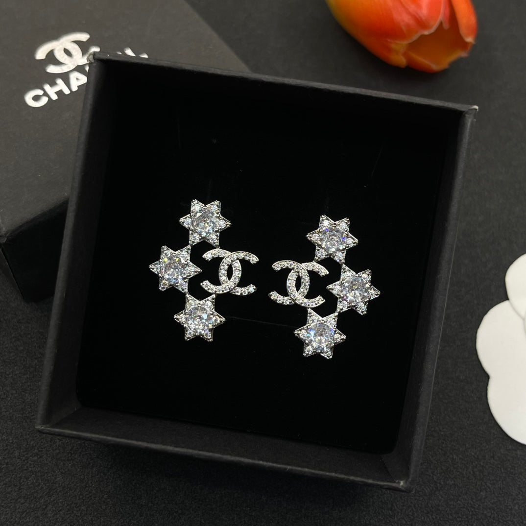 Square Diamond Earrings