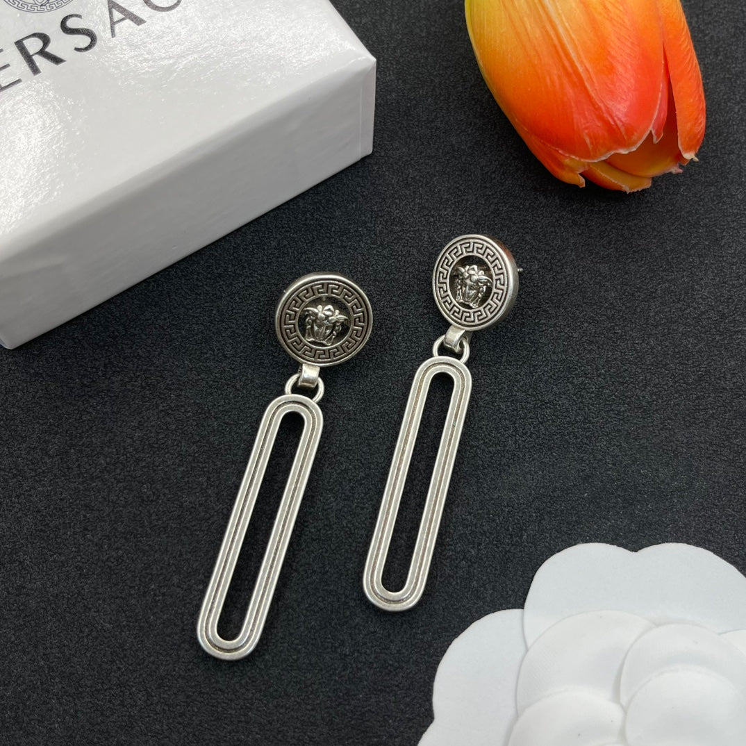 Retro Avatar Long Earrings