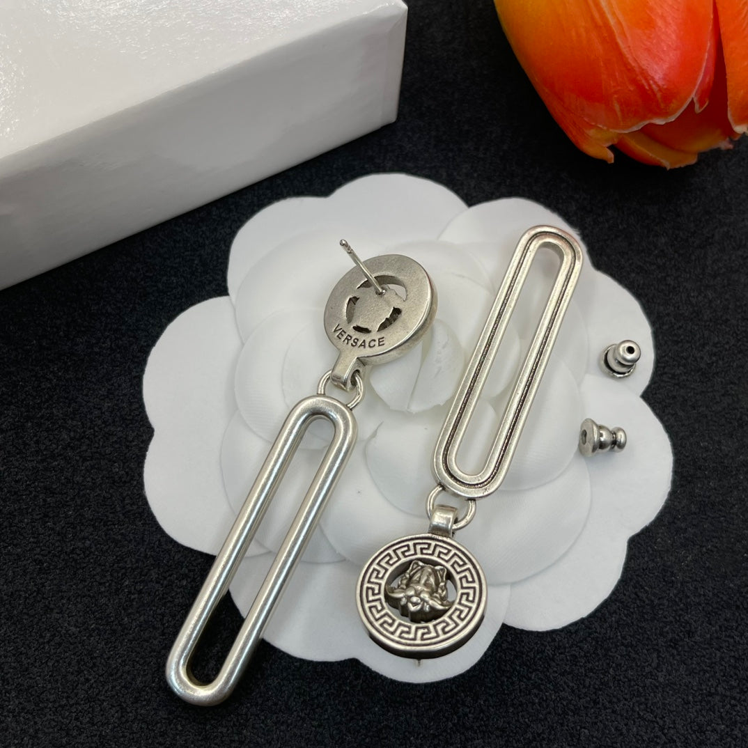 Retro Avatar Long Earrings