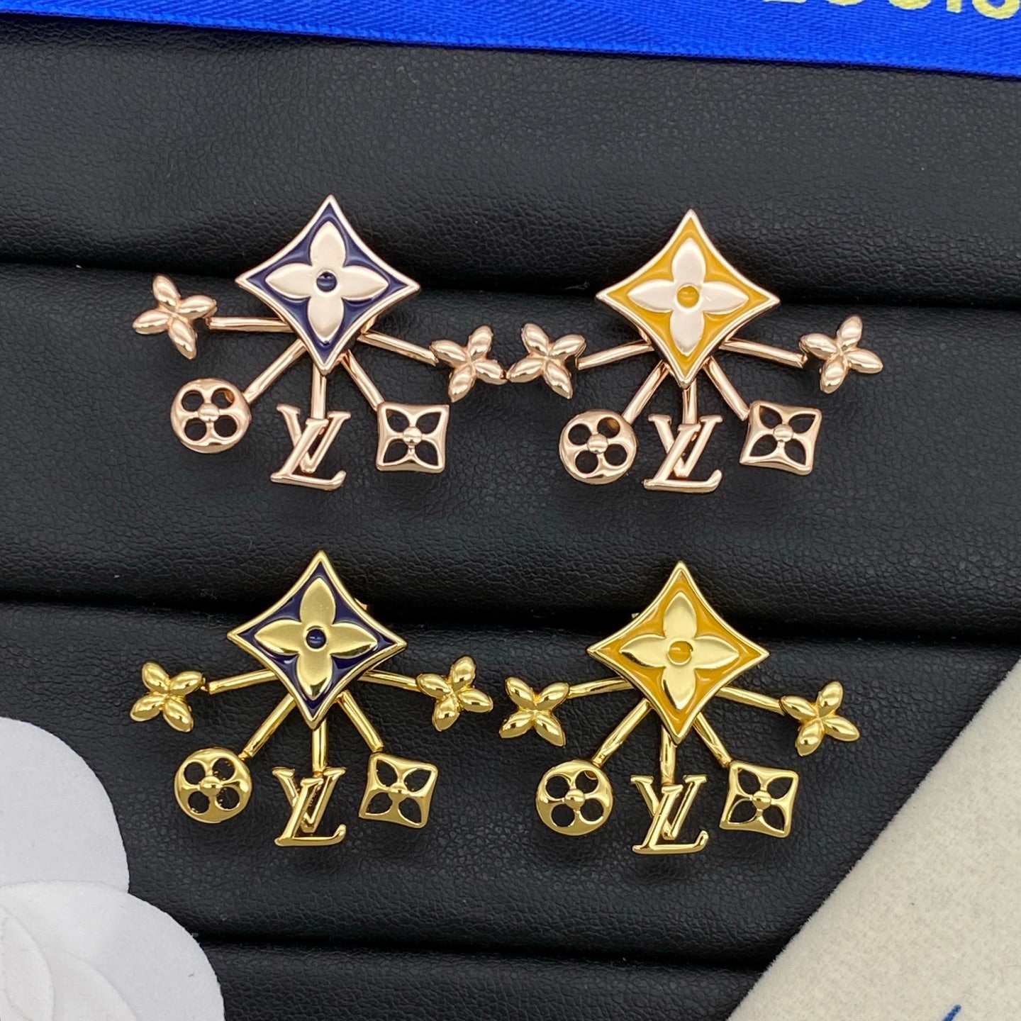 Monogram Flower Earrings