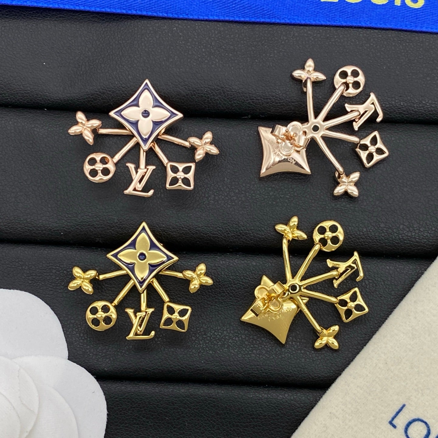 Monogram Flower Earrings