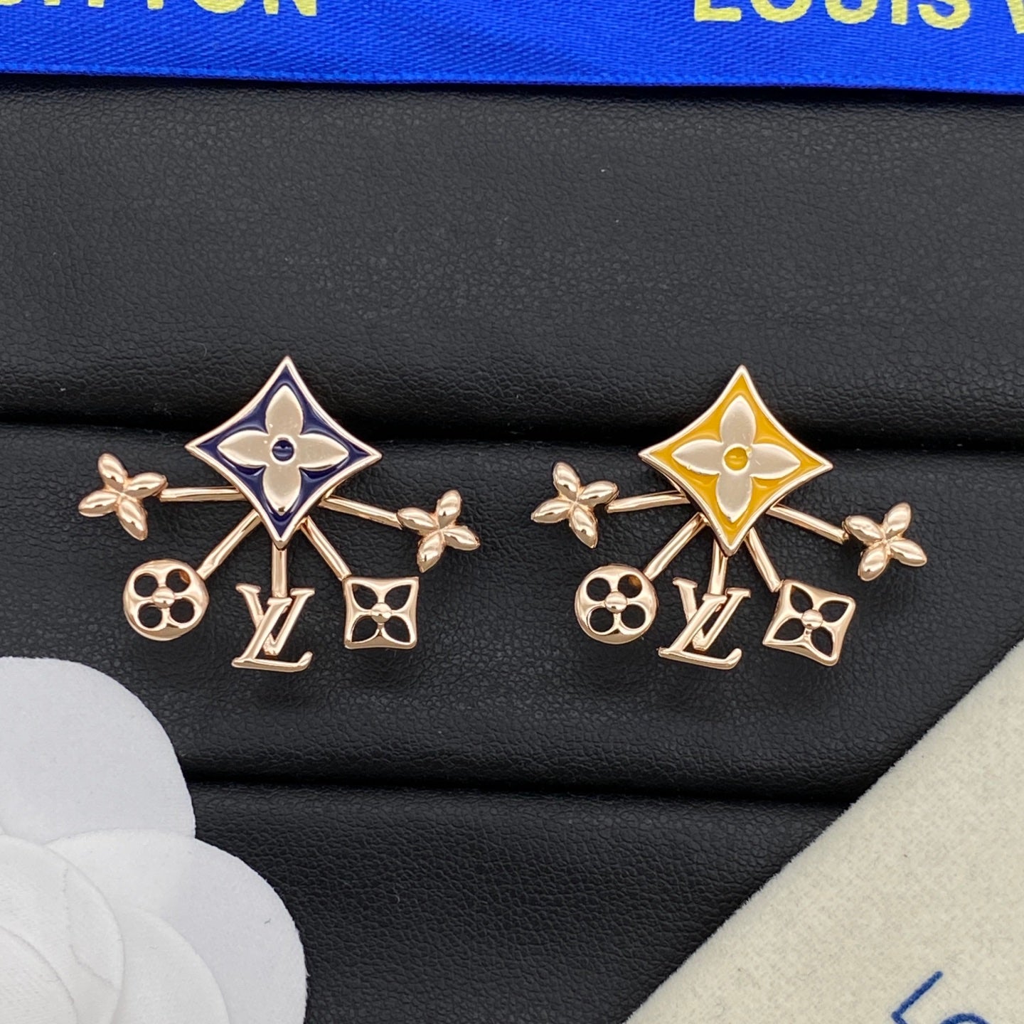 Monogram Flower Earrings