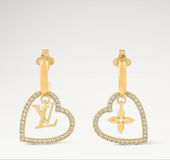 Diamond Heart Earrings