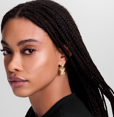 Full Diamond Letter Earrings