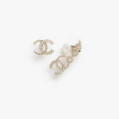 Hollow Asymmetrical Earrings + Ear Clips