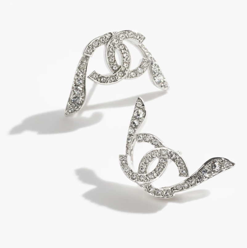 Diamond Wing Earrings