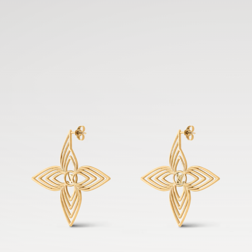 Hollow Flower Earrings