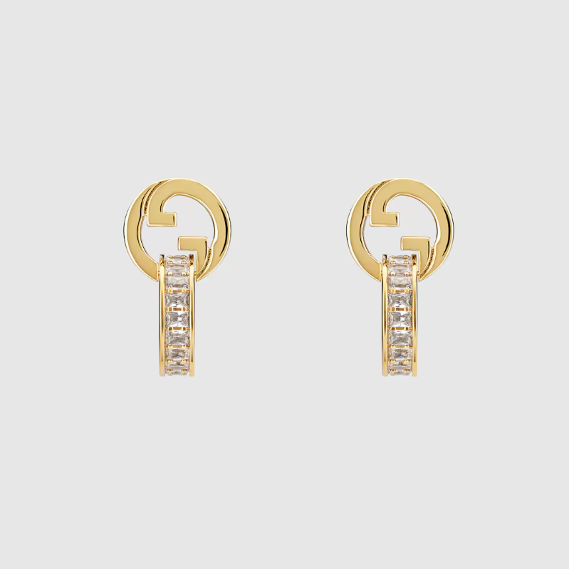 Versatile Crystal-trimmed Earrings