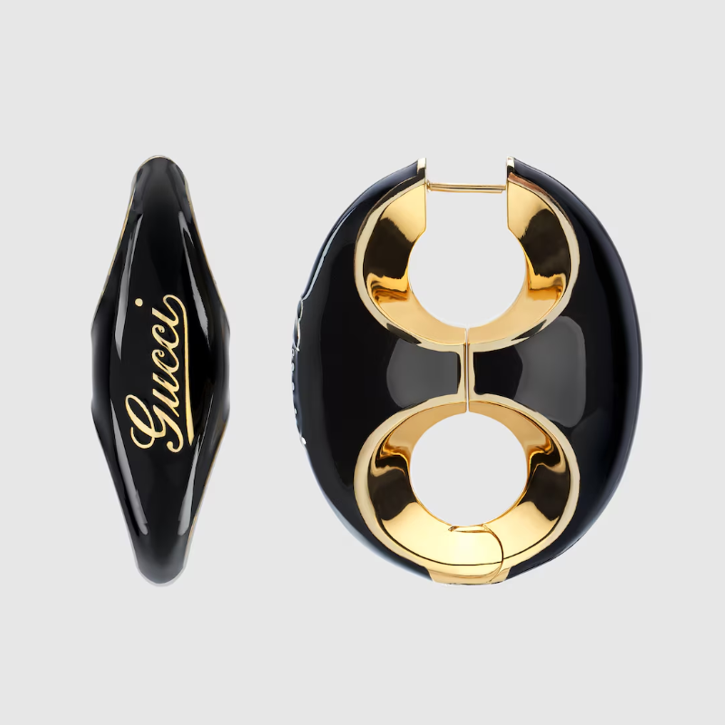 Personalized Enamel Earrings