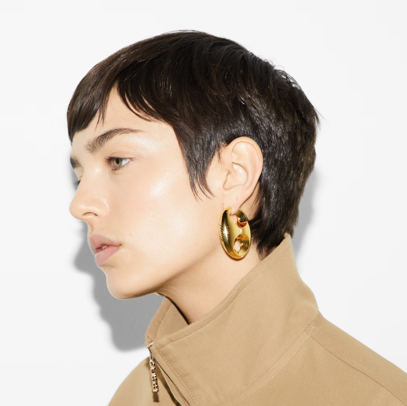Fashionable Solid Color Chain Earrings