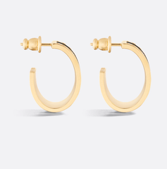 Enamel Diamond Hoop Earrings