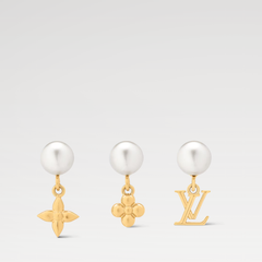 Pearl Flower Earrings Three-piece Set