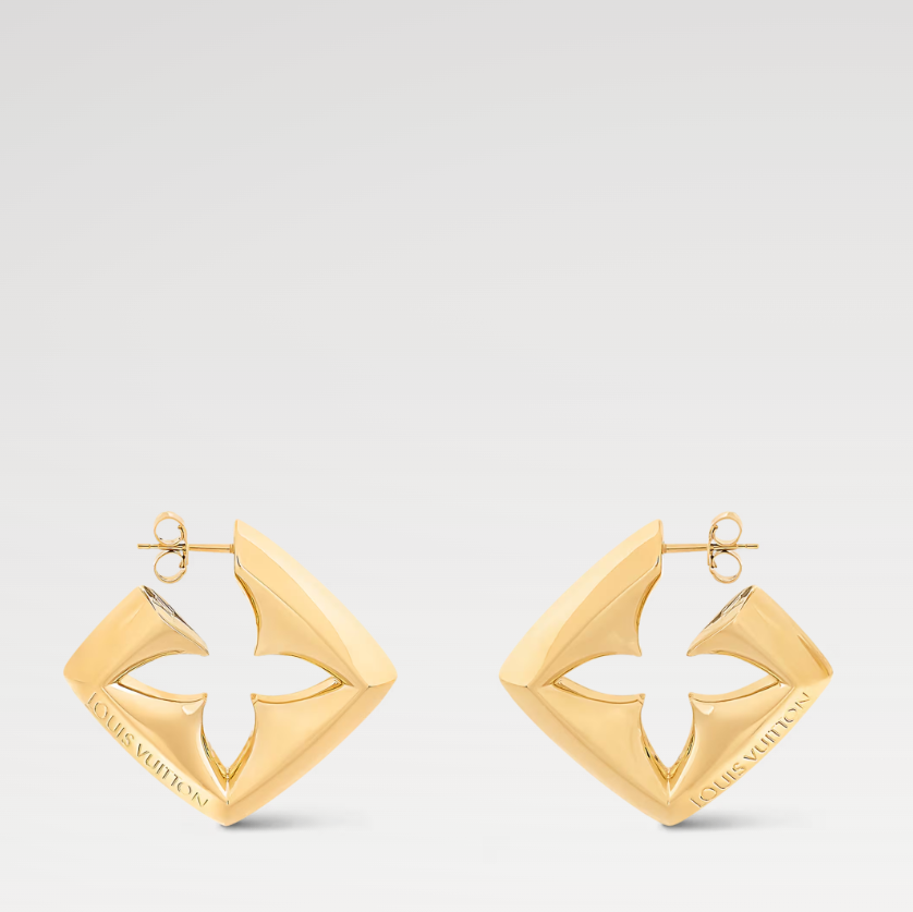Personalized Floral Earrings