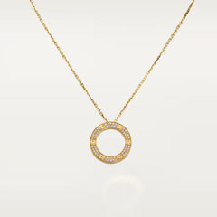 Classic Round Diamond Necklace