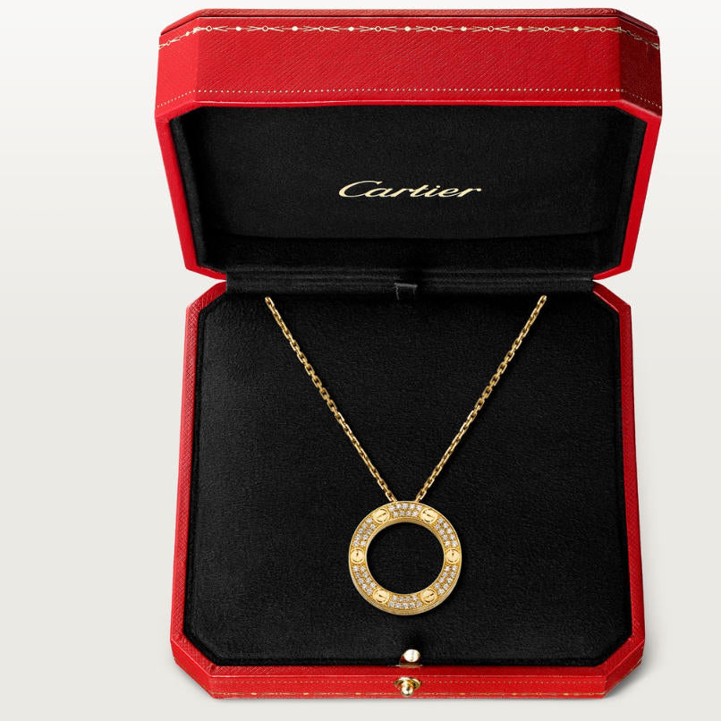 Classic Round Diamond Necklace