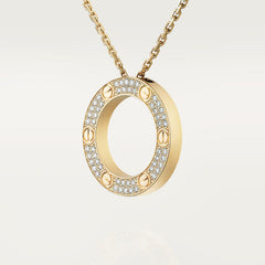 Classic Round Diamond Necklace