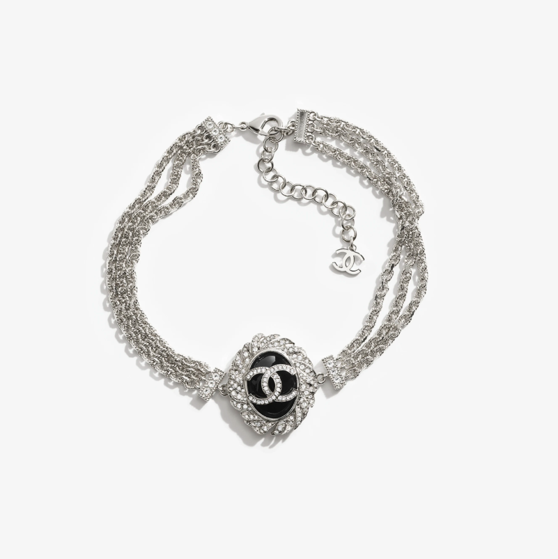 Oval Feather Layered Necklace