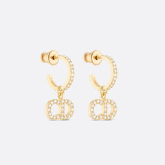 Diamond Pendant Earrings
